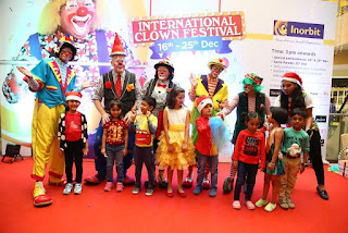 GRAND OPENING FOR INTERANTIONAL CLOWN FESTIVAL AT INORBIT MALL, WHITEFIELD