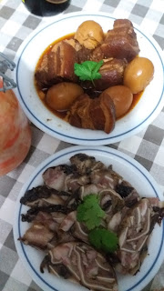 Bánh tét-Bánh chưng-Poitrine de porc au caramel-TẾT Février 2018  