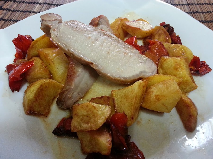 lomo de cerdo asado al limon