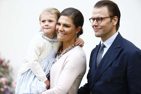 Princess Victoria of Sweden and Prince Daniel and Princess Estelle of Sweden 