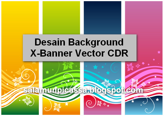 Desain X Banner Cdr Desain X Banner Cdr