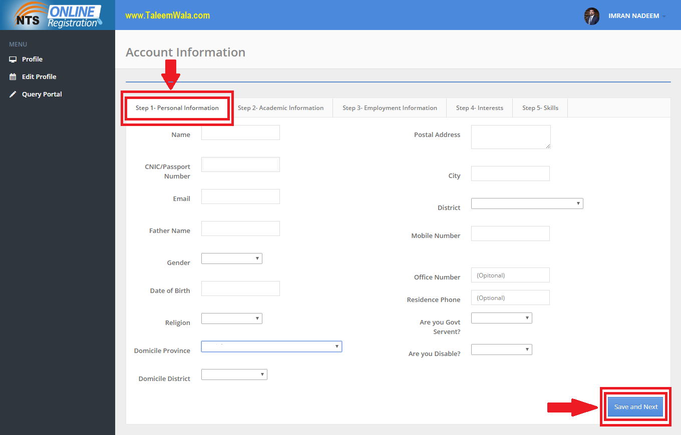 How to Register with NTS online and for Free?