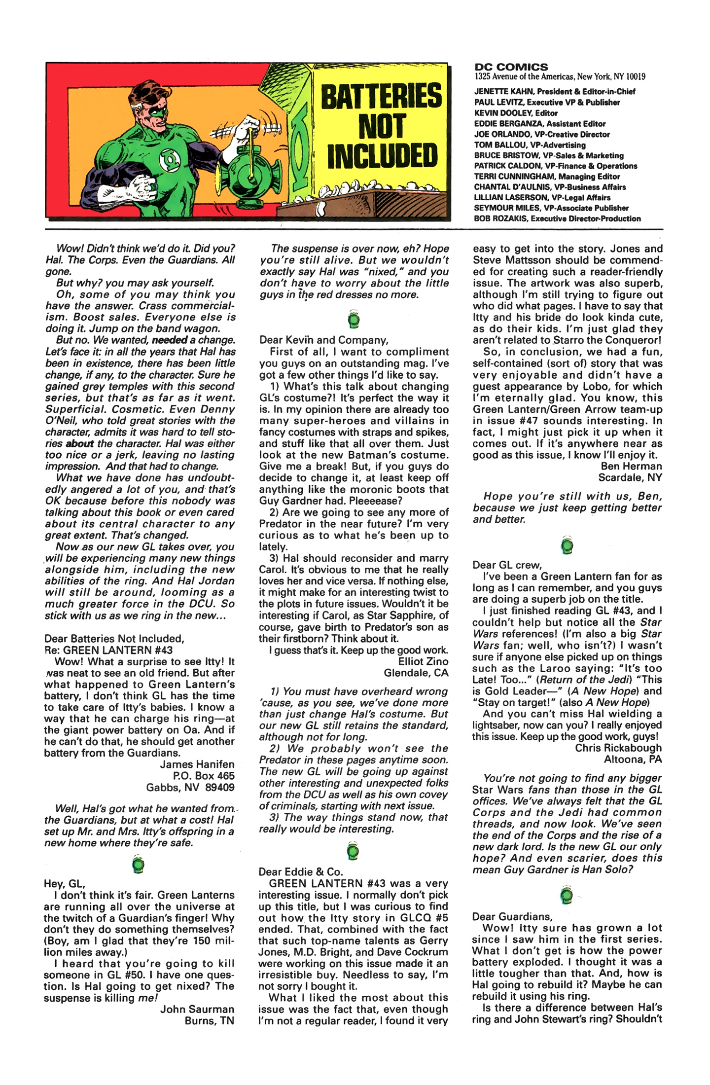 Read online Green Lantern (1990) comic -  Issue #50 - 37