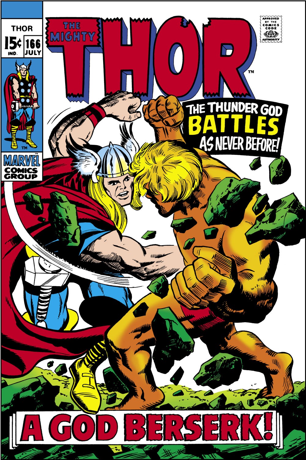 Read online Thor (1966) comic -  Issue #166 - 1