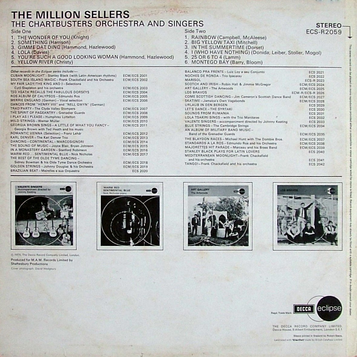 Copycat Cover Records: UK one-offs part 3: The Million Sellers