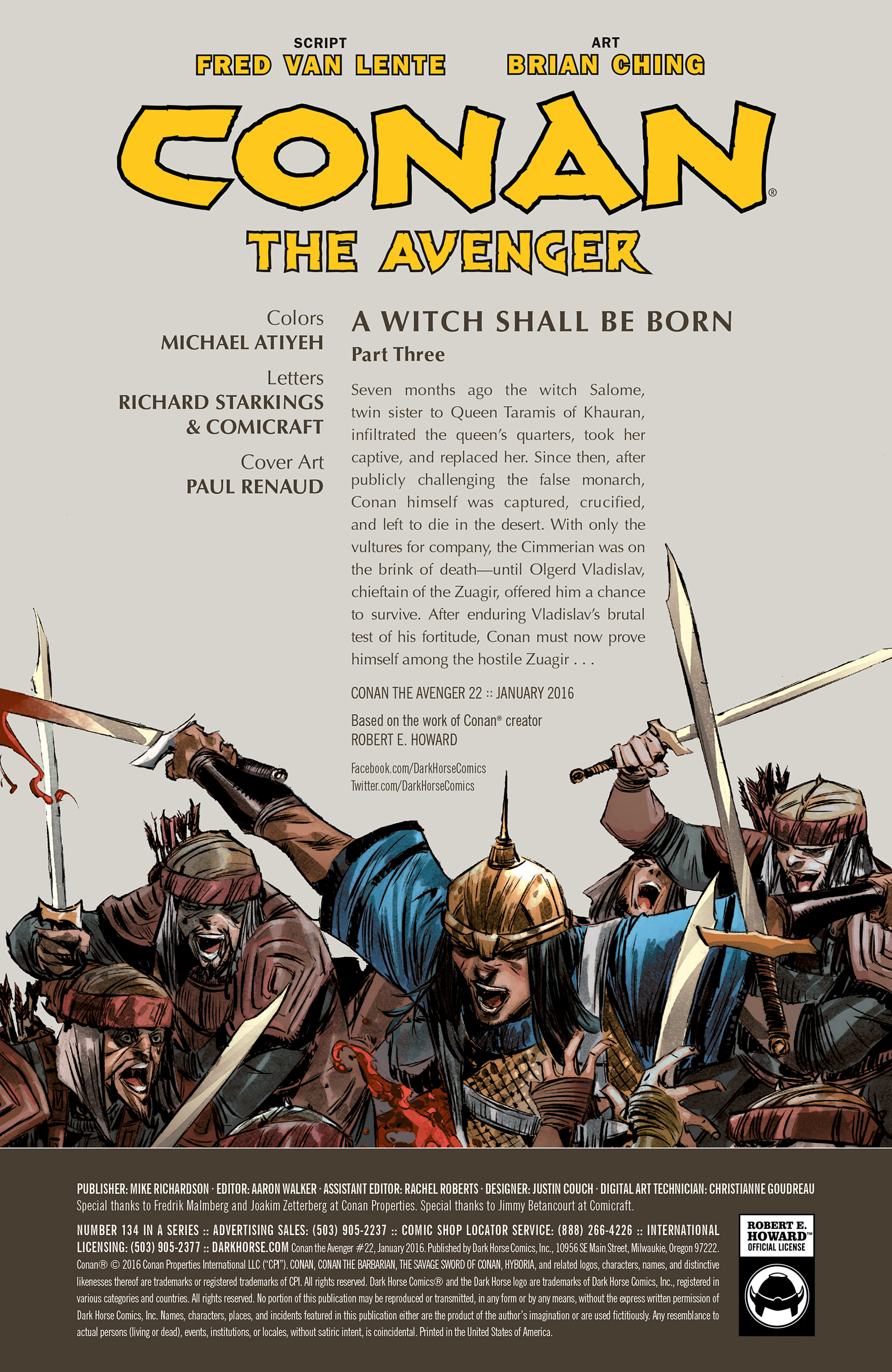 Read online Conan the Avenger comic -  Issue #22 - 2