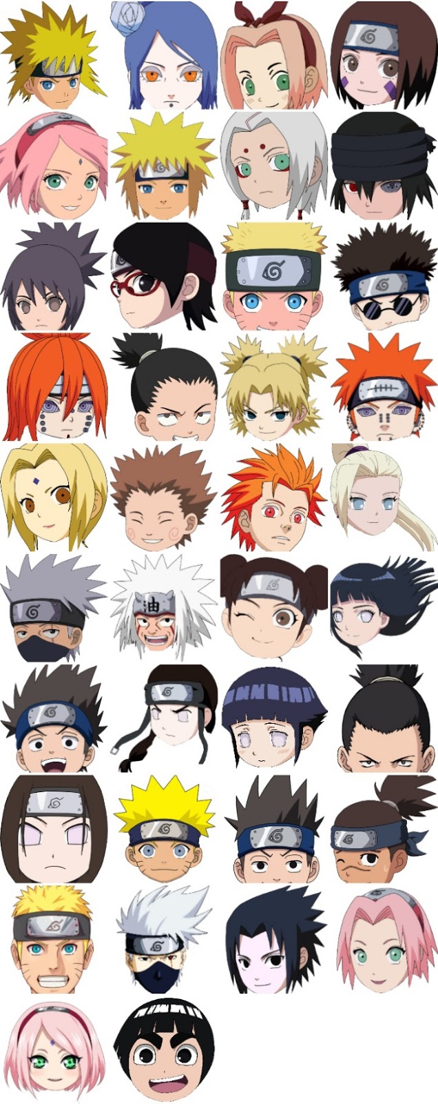 50+ Kumpulan Mentahan Kepala Anime HD PNG - Editor Noob