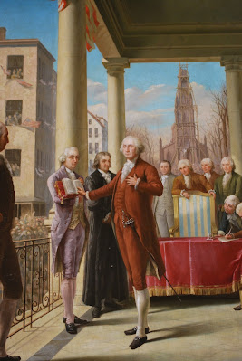 George Washington took an oath at Federal Hall