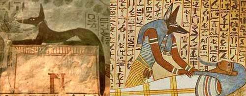 ¿Que hace el dios egipcio Anubis y escritos celta en una antigua caverna en América del Norte? Chacal%2Banubis