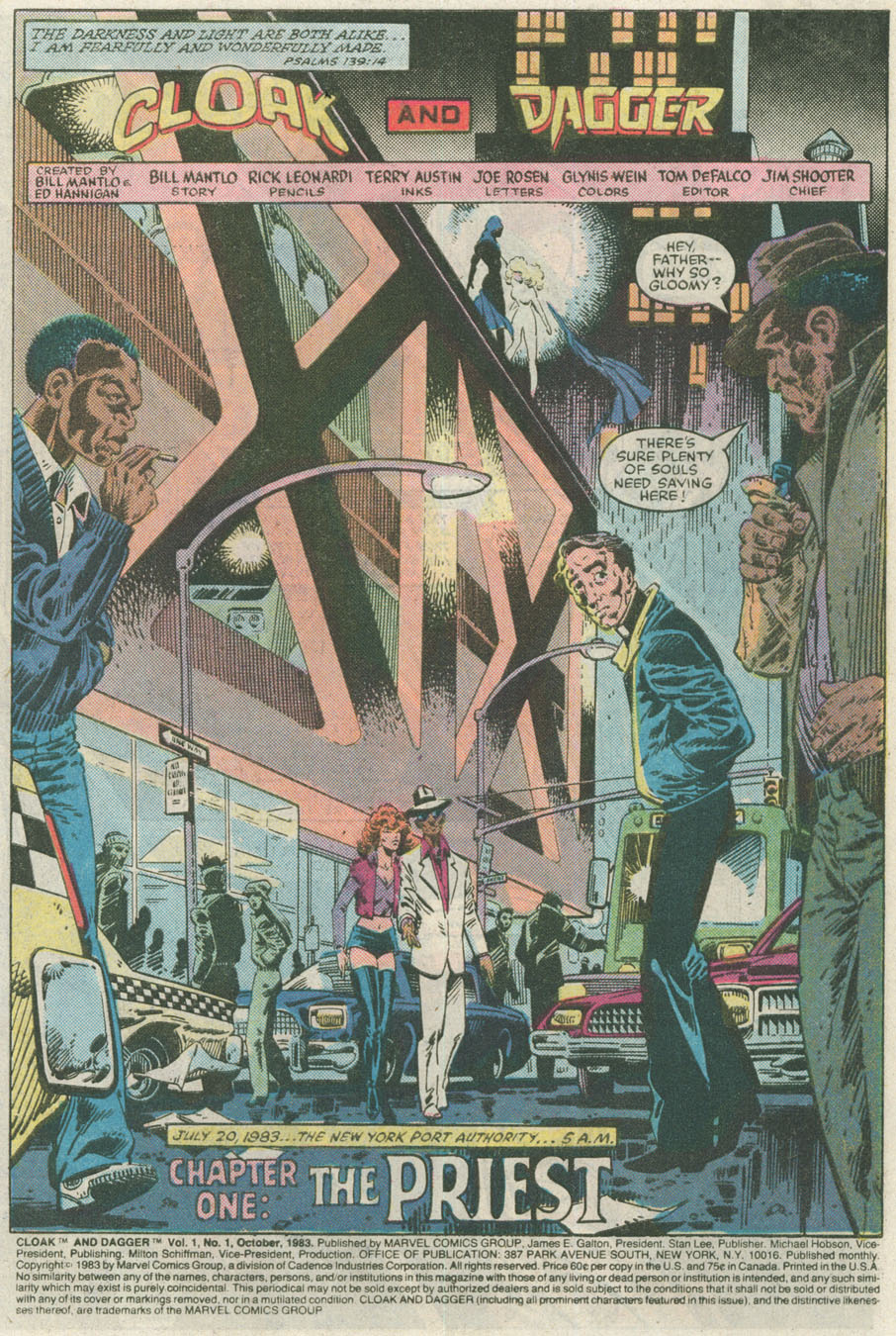 Read online Cloak and Dagger (1983) comic -  Issue #1 - 2