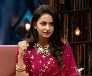 Actress Rakul Preet Singh Looking Beautiful In Saree Stills