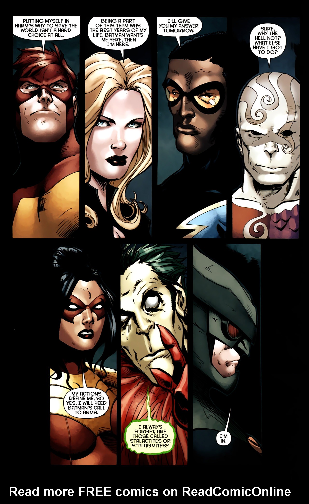 Read online The Outsiders (2009) comic -  Issue #15 - 8