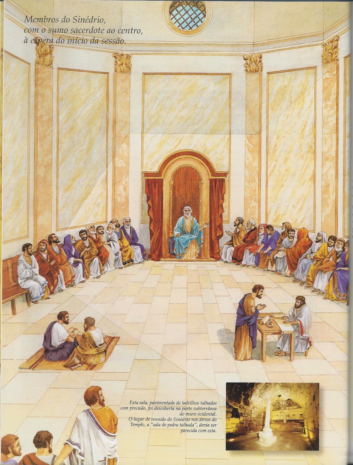 ESBOÇOS DE SERMÕES IMAGENS BÍBLICAS O SINÉDRIO; A MORTE DE ESTÊVÃO; DECRETO ROMANO