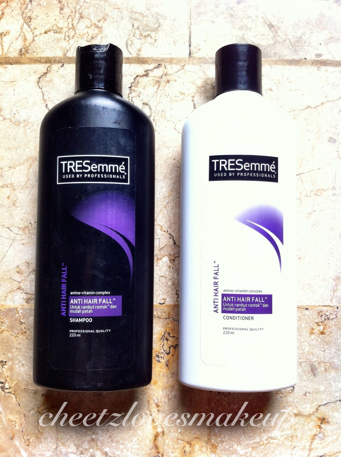 Inside My Red Traincase [Review] TRESemme Anti Hair Fall ^ Shampoo and