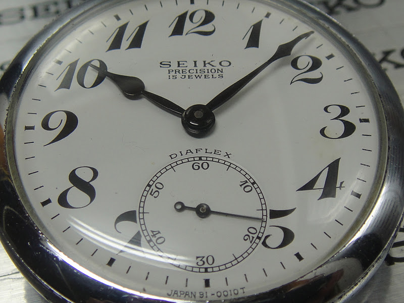 Antique Watch Bar SEIKO PRECISION POCKET WATCH 910010 SPW07 (SOLD)