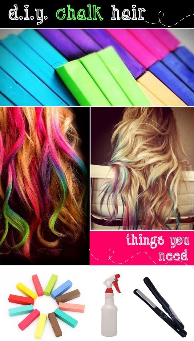 How to Chalk Dye Your Hair hair_chalking How To Beauty