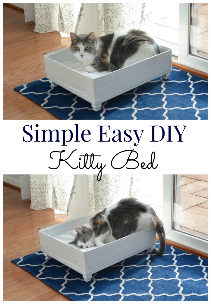Simple Easy DIY Kitty Bed The Stonybrook House