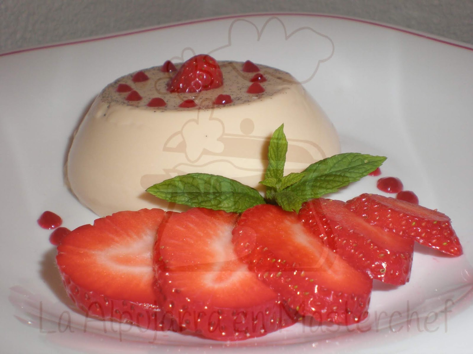 La Alpujarra en Masterchef Receta de panna cotta tradicional de vainilla