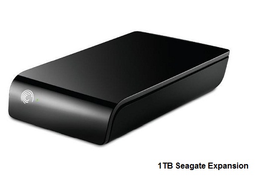 1TB Seagate Expansion external hard drive