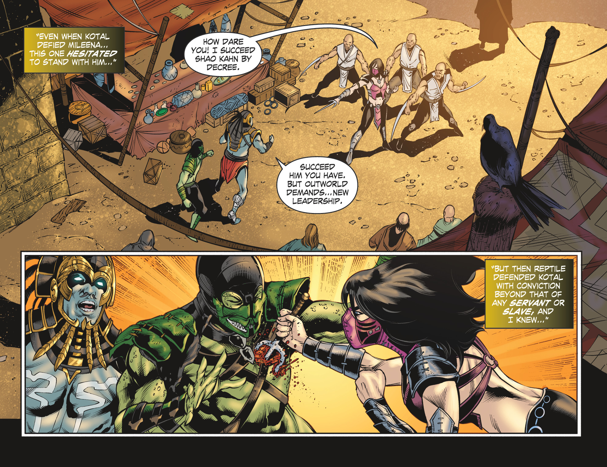 Read online Mortal Kombat X [I] comic -  Issue #19 - 20