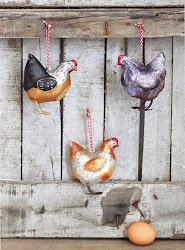 christmas chicken ornaments tree modern