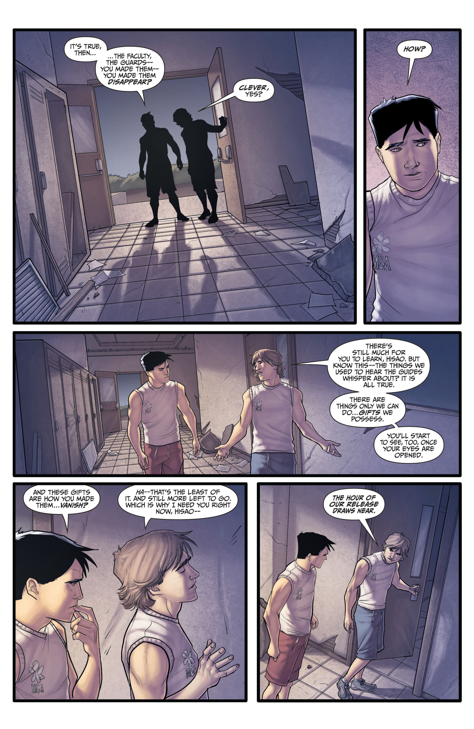 Read online Morning Glories comic -  Issue #18 - 18