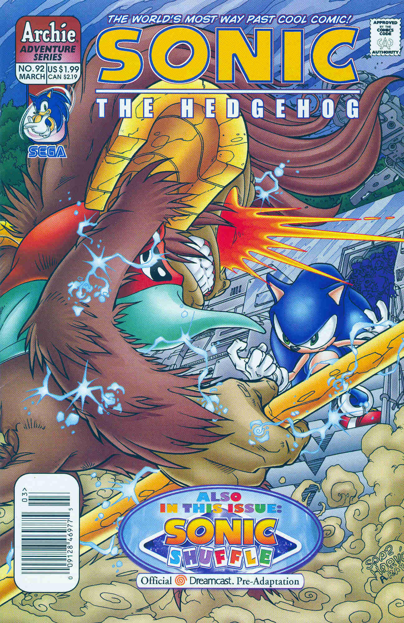 Sonic The Hedgehog (1993) issue 92 - Page 1