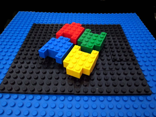 MOC Windows logotipo em LEGO