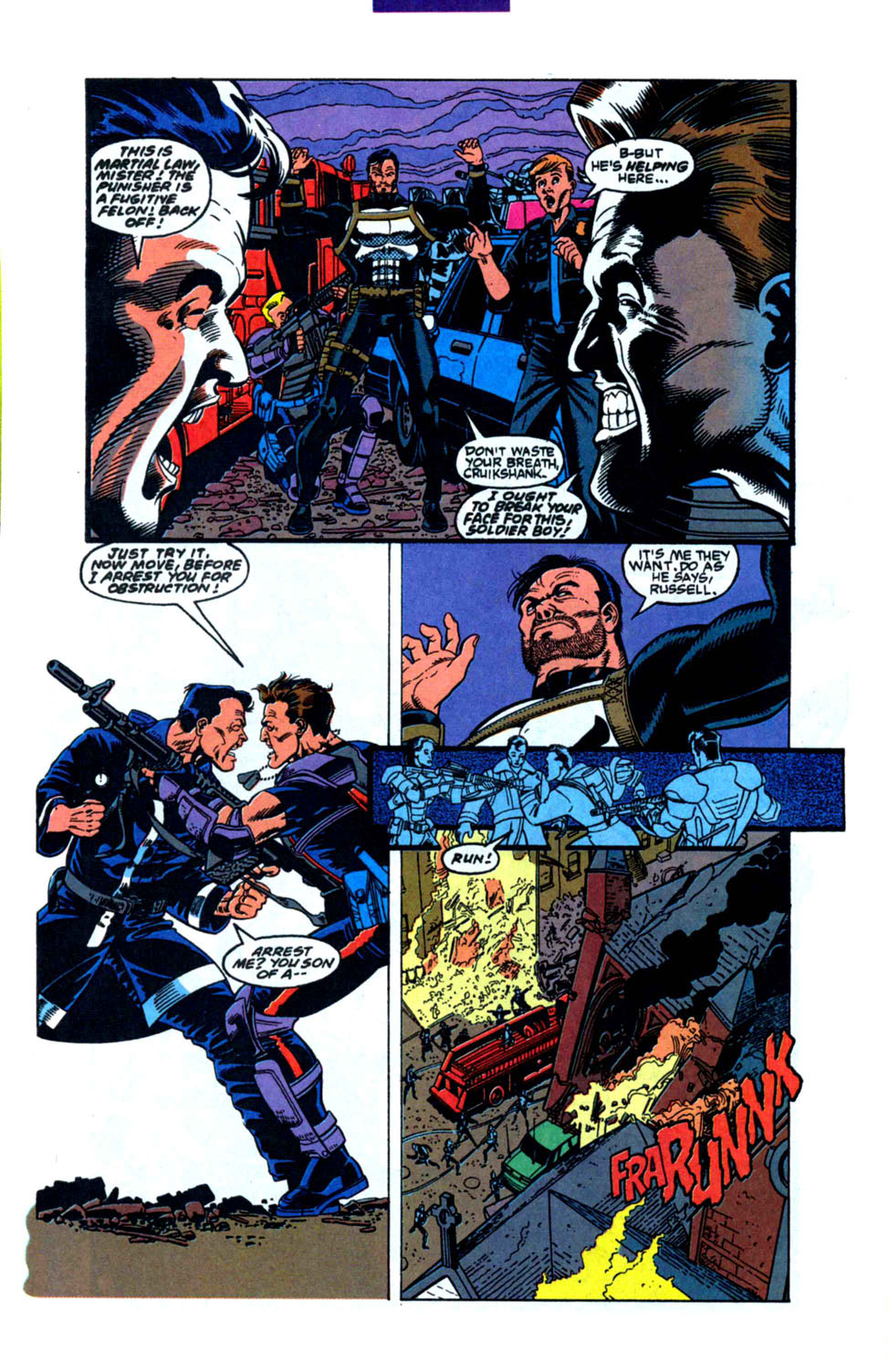 Read online The Punisher (1987) comic -  Issue #83 - Firefight - 18