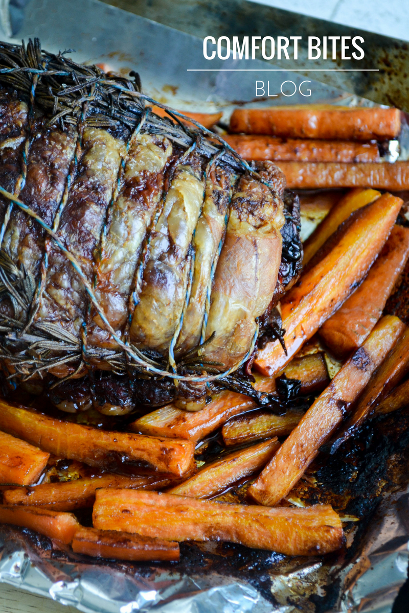 COMFORT BITES BLOG: Slow Roasted Lamb Shoulder with Sticky Roasted Carrots