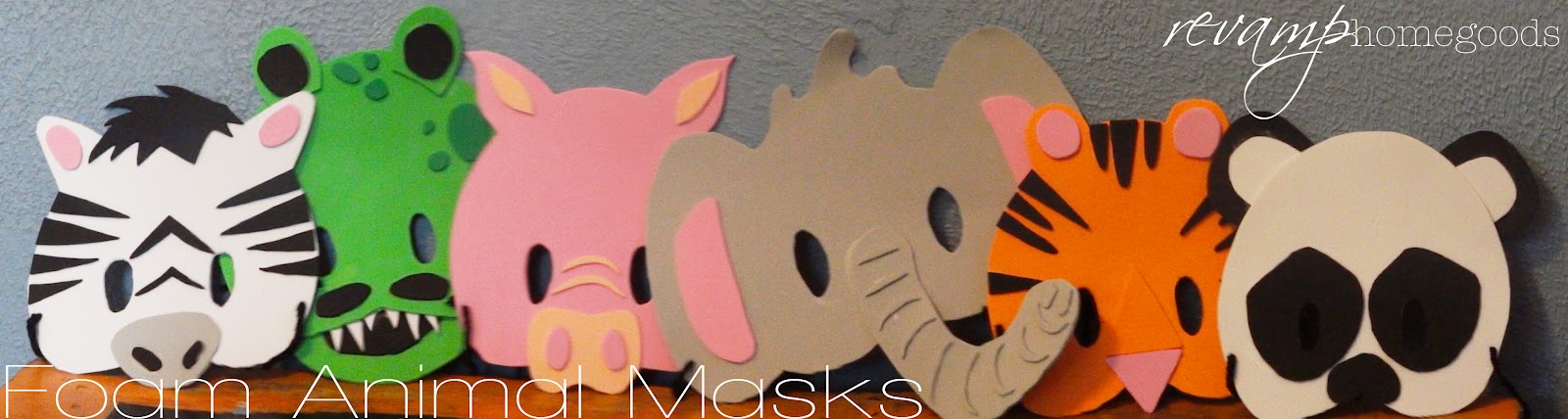 Easy DIY Animal Masks from Craft Foam - Welcome To Nana's