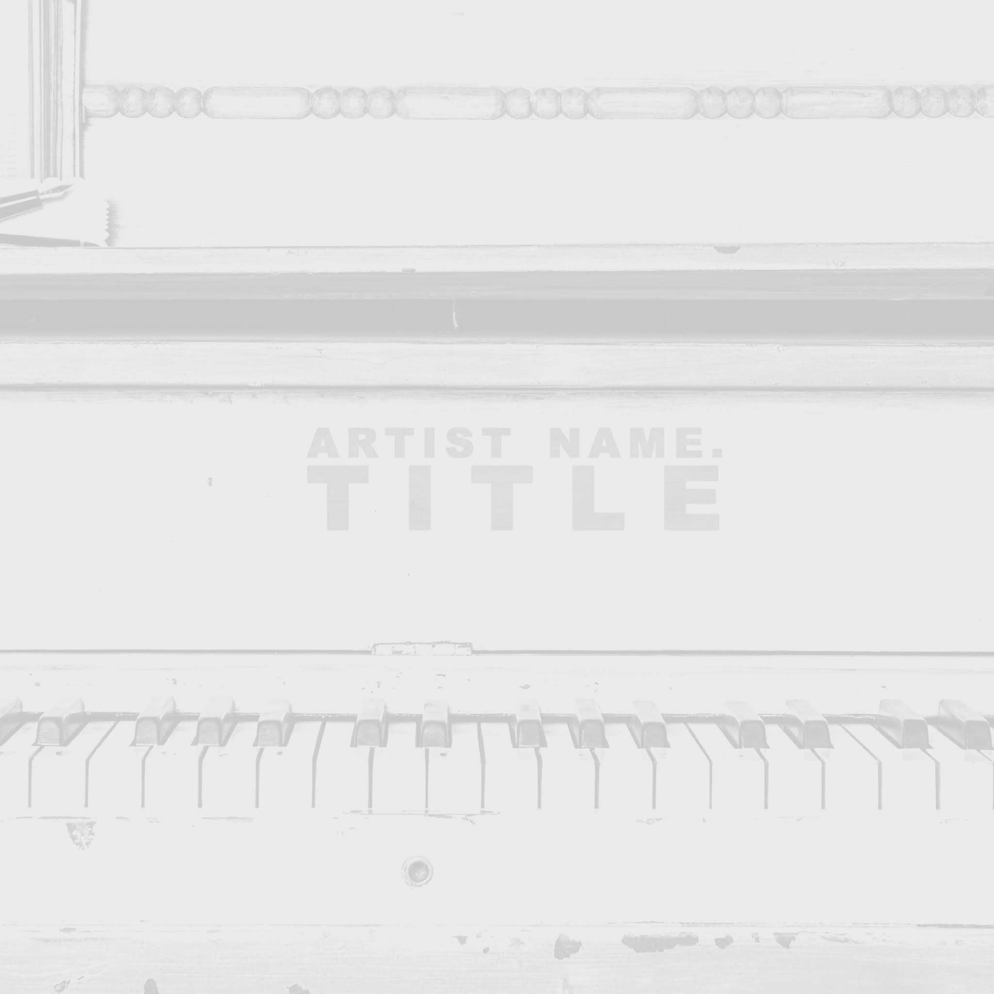 This simple plain white album cover speaks volumes. Stunning white with layered sheet music and transparent look and feel. Captivating image design with pencil drawing style art. Designed exclusively for the classically-trained musician/artist/band - Perfect for piano music, instrumental music albums, orchestral music, jazz and anything that sounds upscale
