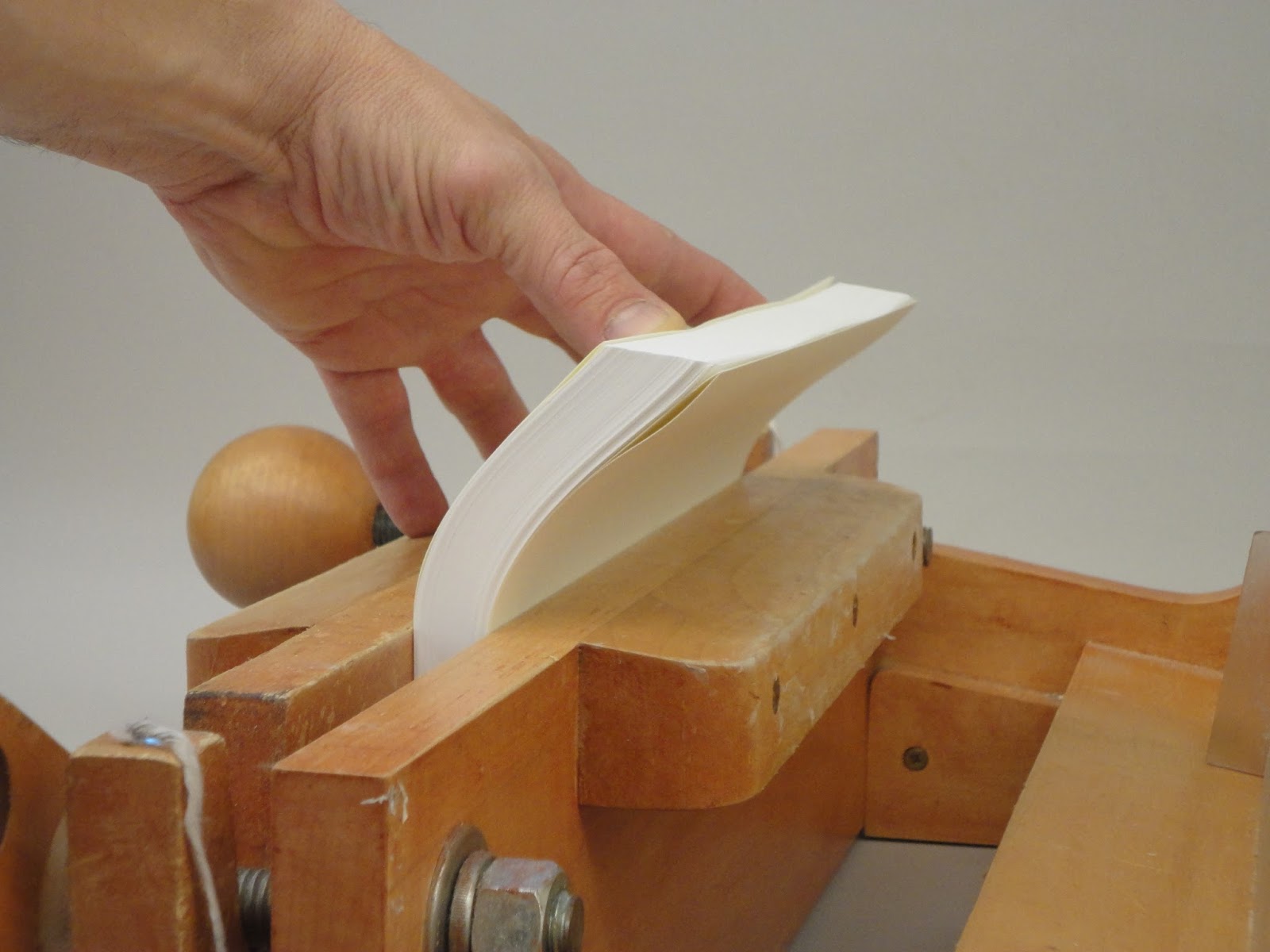 Preservation Services at Dartmouth College DoubleFan Adhesive Binding