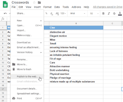 Cara membuat teka teki silang dengan Google sheets-gambar 4 Cara membuat teka teki silang dengan Google sheets-gambar 4