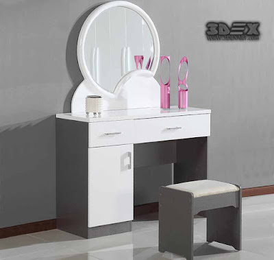 Latest modern dressing table designs for small bedroom interiors 2019