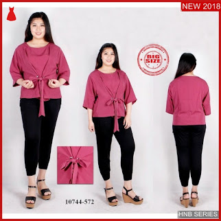 HNB135 Model Baju Ukuran Besar Jumbo Tamara Layer BMG Shop