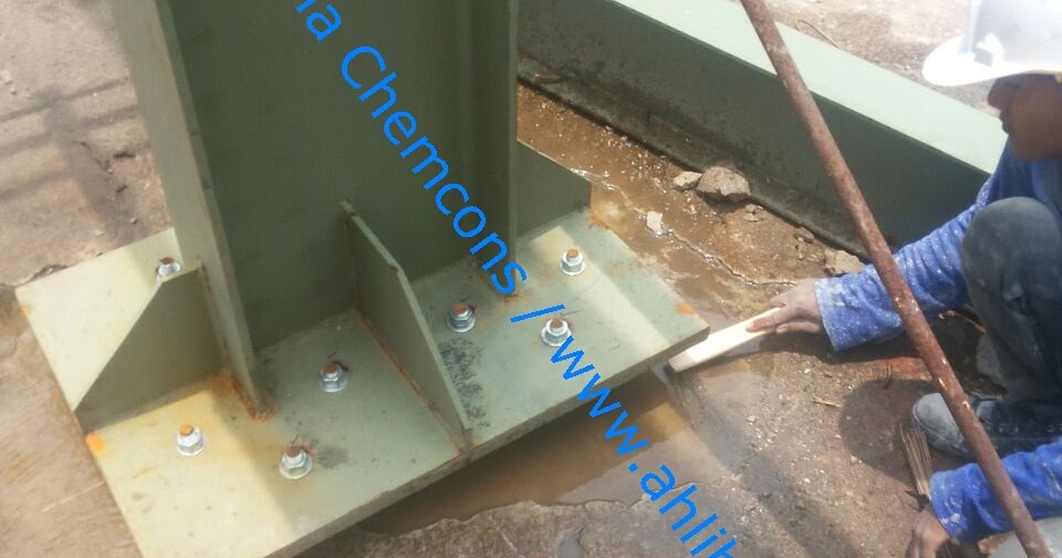 Grouting di bawah Base Plate