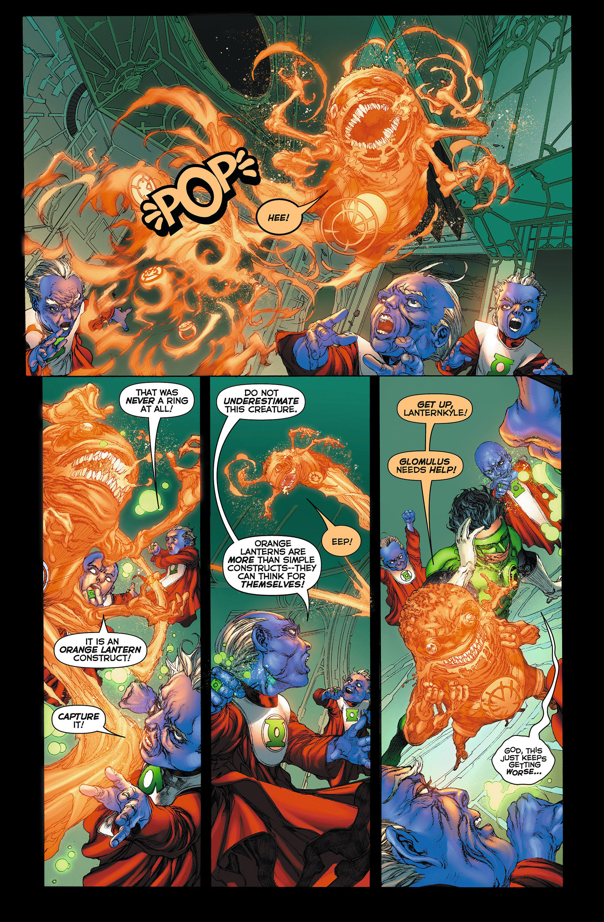 Read online Green Lantern: New Guardians comic -  Issue #3 - 12