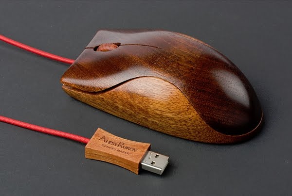 Mouse de madera