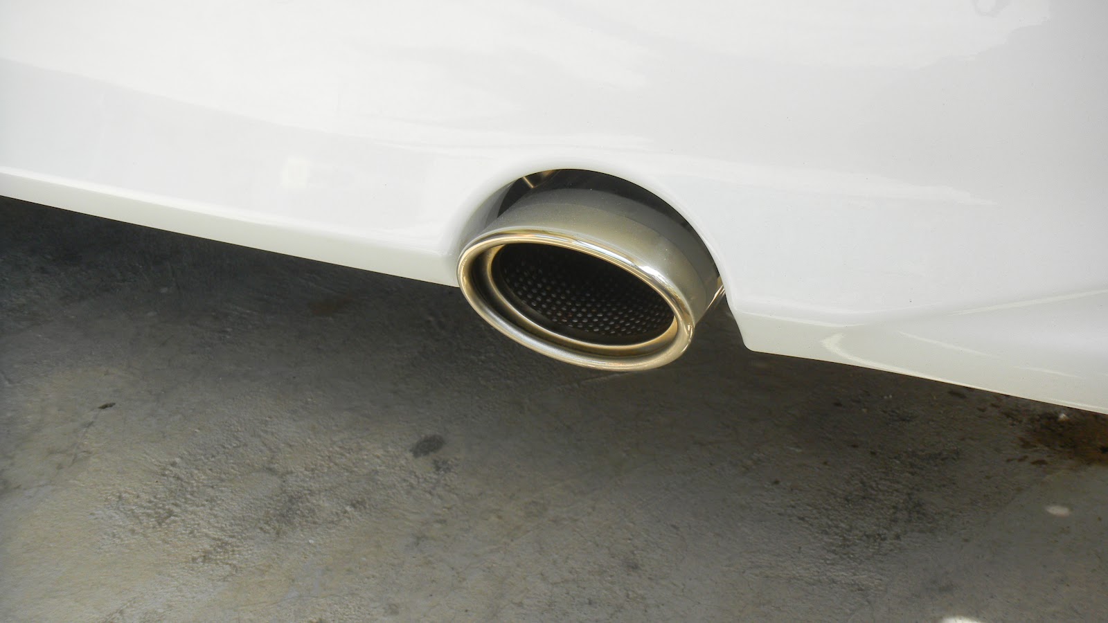My Story of Alphard Change Exhaust Muffler Tip...