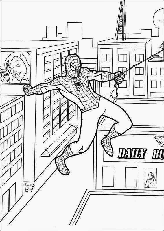 Spiderman free printable coloring pages holiday.filminspector.com