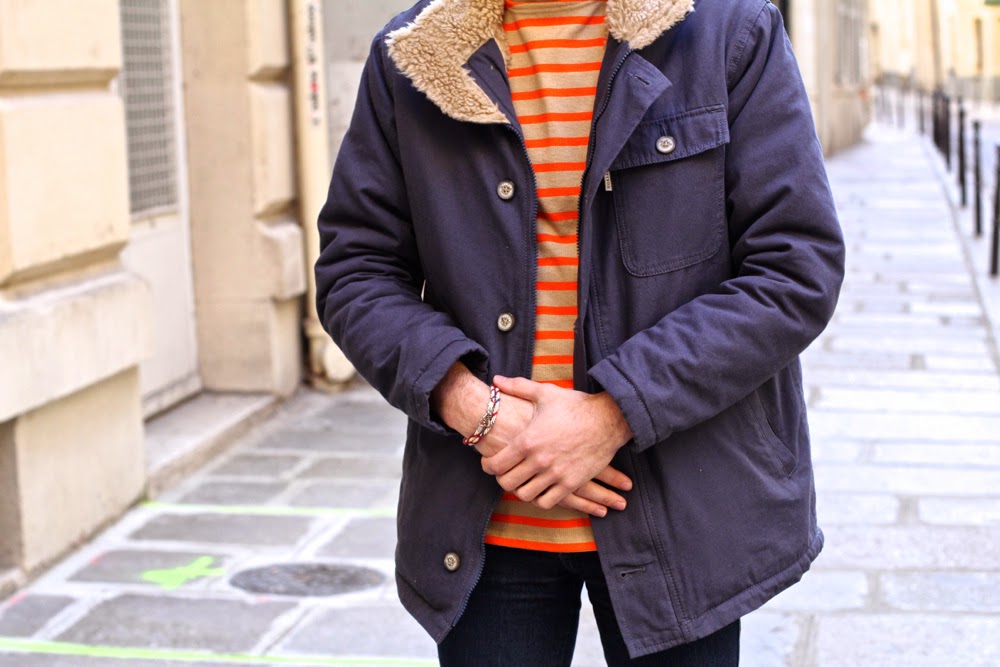 Saint-James_Marinière_Hoalen_Blouson-Mouton-Parka_Jeans-Slim_BLog-Mode-Homme-Paris-Preppy-Style_Mensfashion1