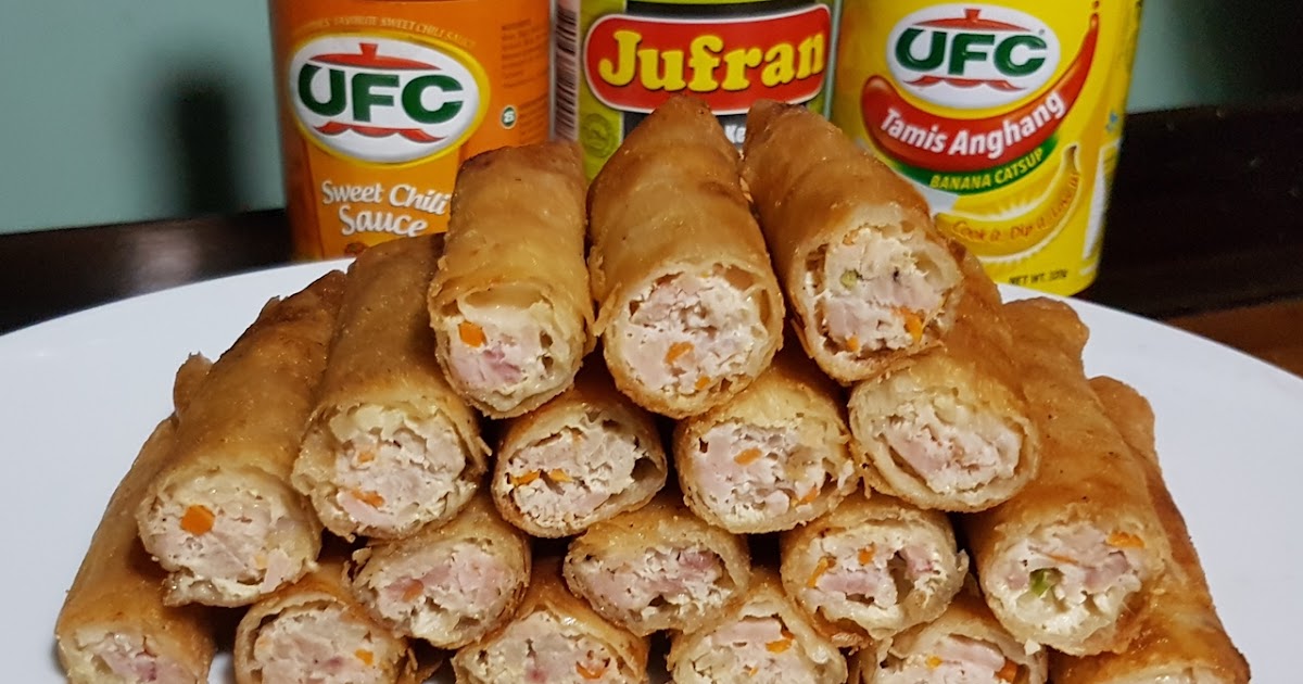 Fried Pork Lumpia Roll with Ham