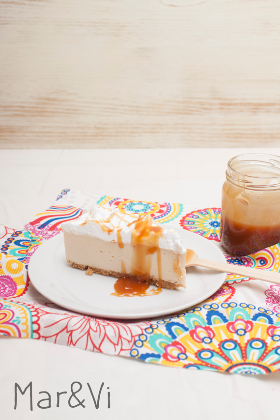 tarta de queso fácil al caramelo salado