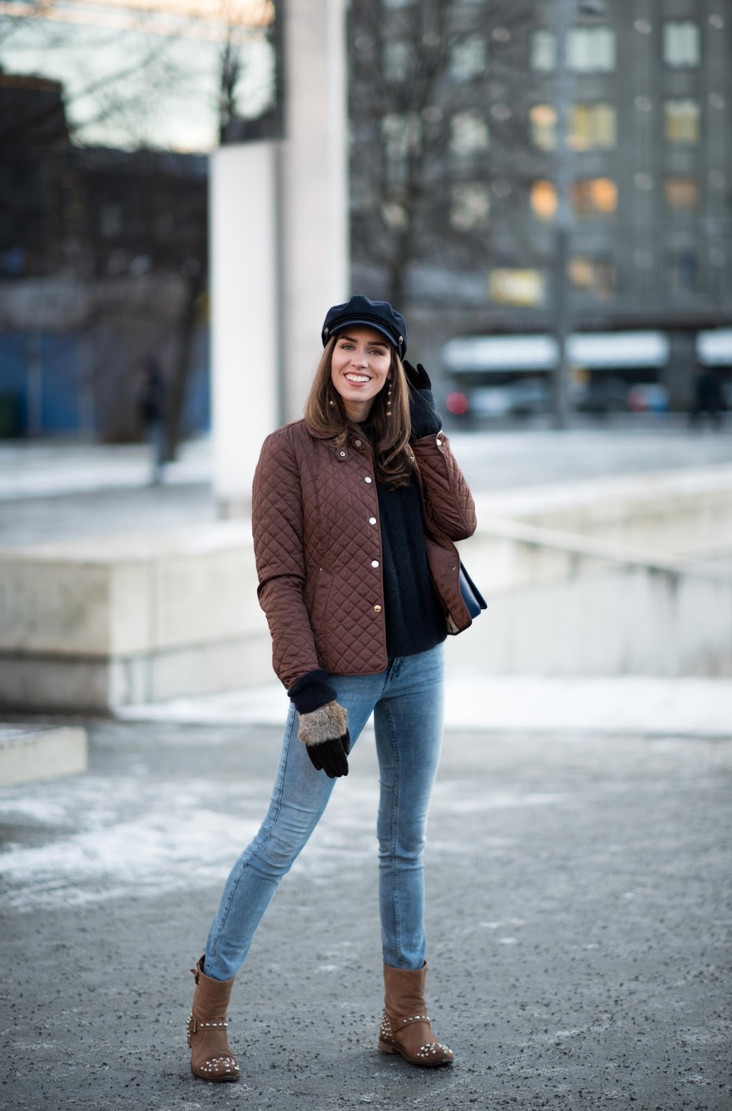 HOW TO STYLE A QUILTED JACKET Kristjaana