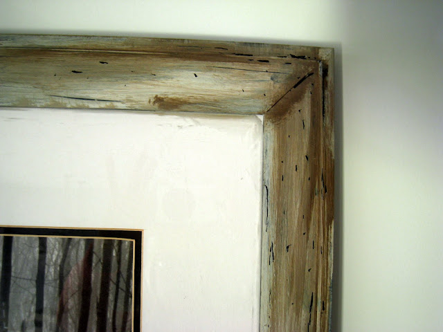 A wooden frame