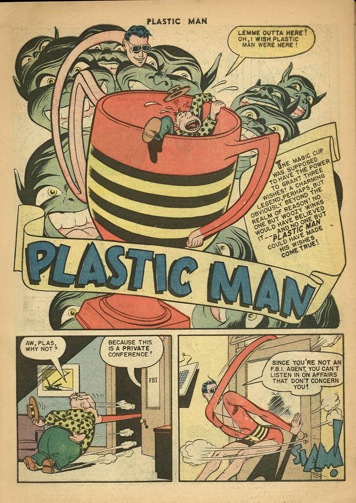 Read online Plastic Man (1943) comic -  Issue #44 - 3