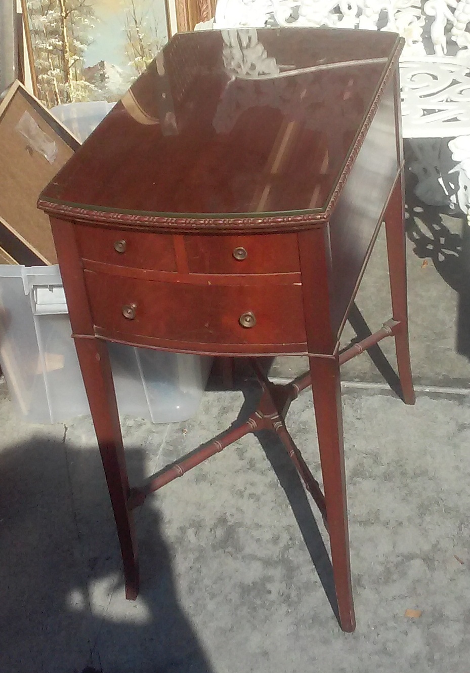 UHURU FURNITURE & COLLECTIBLES SOLD 4398 Imperial Vintage Mahogany