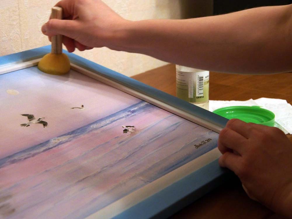 Картина по номерам как покрыть лаком из набора правильно