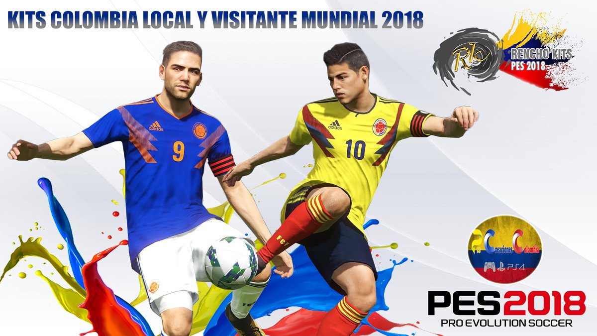 EmpireGamerz: PES 2018 [PS4] Colombia FIFA World Cup 2018 Kits